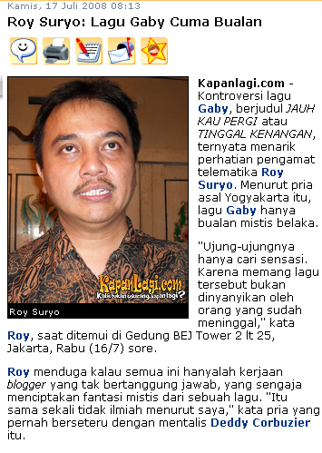 AH, SUDAHLAH, ROY ...