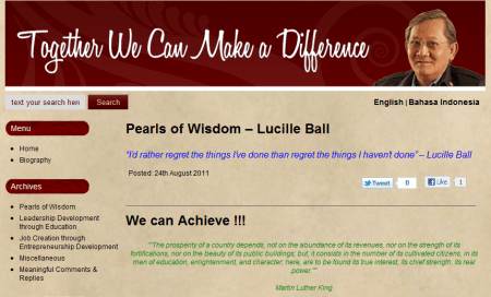 Blog Putera Sampoerna