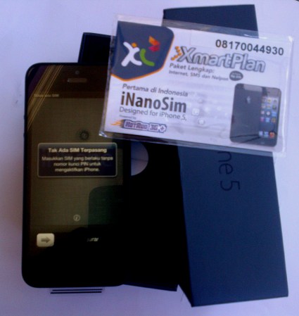 Paket bundle iPhone5 dari XL