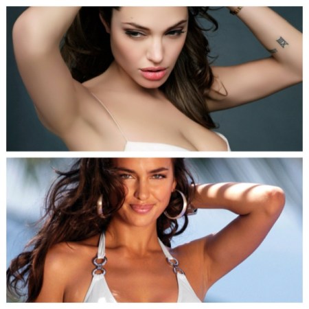 angelina jolie irina shayk